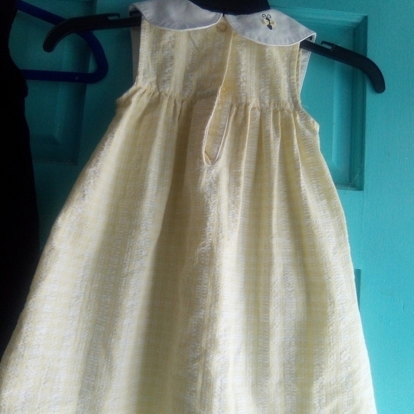 OLD Navy black toddler dress and baby crew yellow gingham dress. Both size 2T - Picture 6 of 15